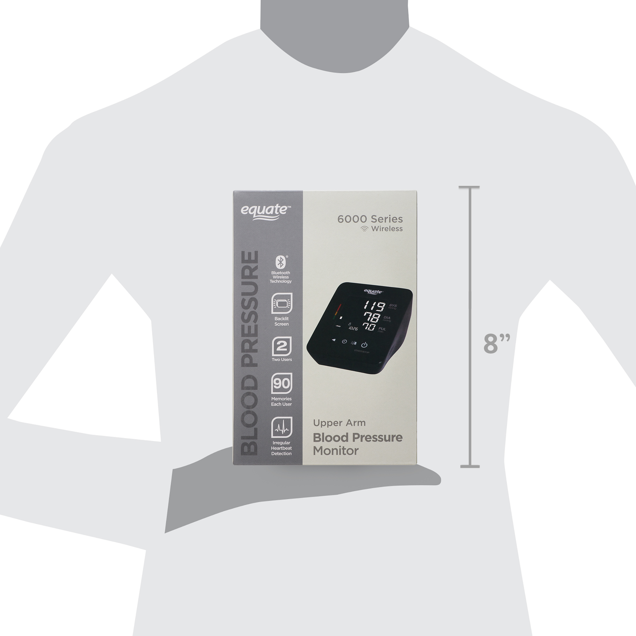 Equate BP-6000 Upper Arm Blood Pressure Monitor with Bluetooth photo 7