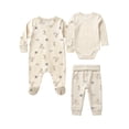 thumbnail image 2 of Bambi Baby Girl Coverall and Pant Set, Sizes Newborn-9 Months, 2 of 3