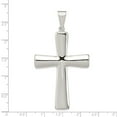thumbnail image 3 of FB Jewels Sterling Silver Hollow Cross Pendant, 3 of 4