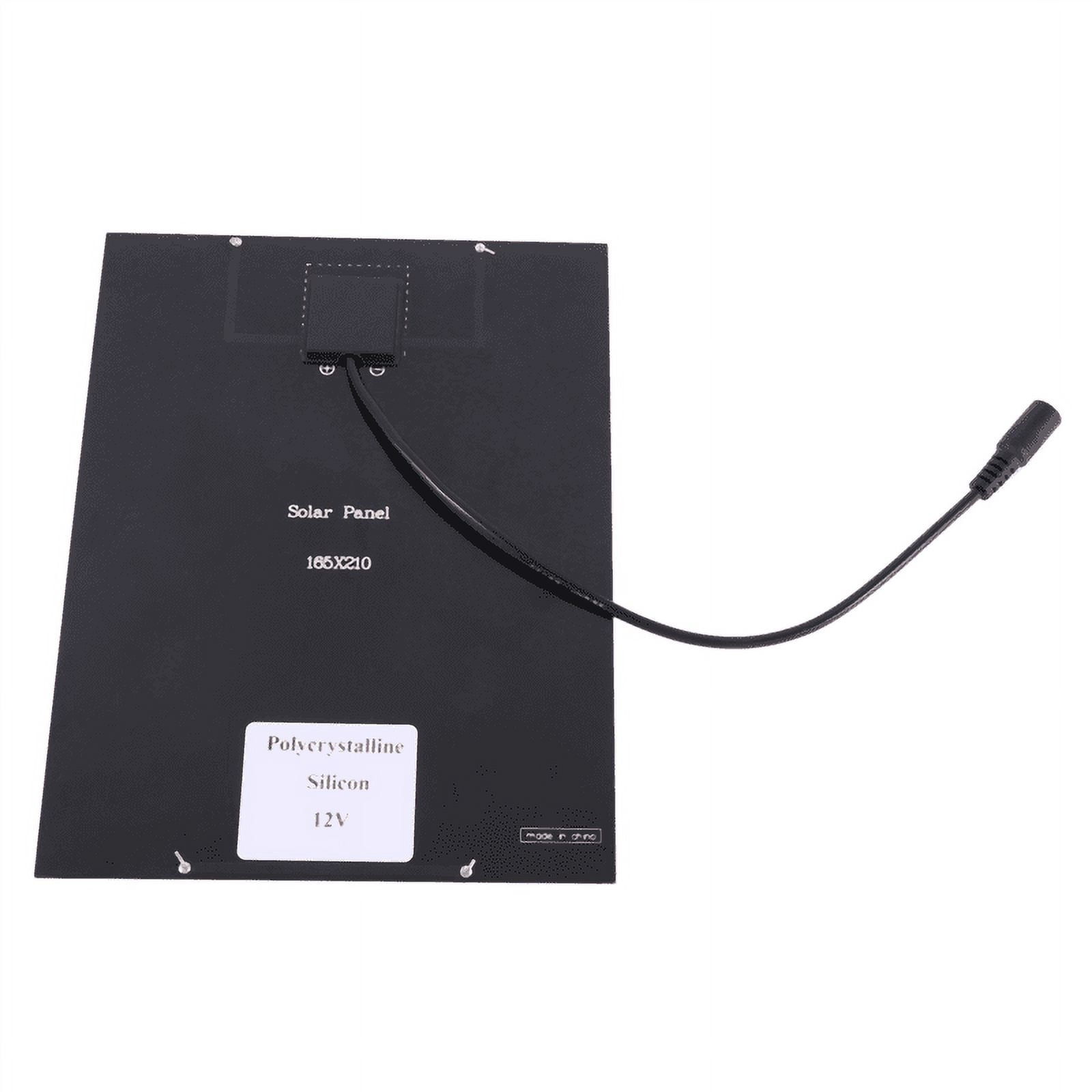 3X 12V 5.2W Mini Solar Panel Polycrystalline Solar Cells Silicon Epoxy Solar DIY Module System Battery Charger,3 x solar panels,black