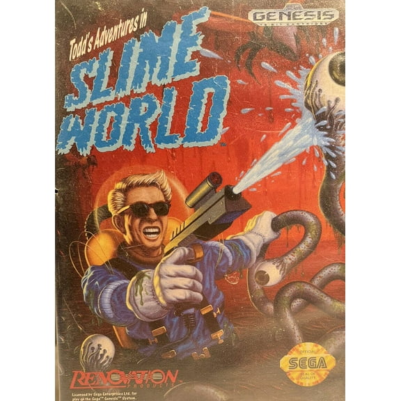 Restored Todd's Adventures in Slime World (Sega Genesis, 1991) Adventure Game (Refurbished)