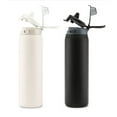 thumbnail image 5 of Ello Pop & Fill 22oz. 2-Pack Stainless Steel Water Bottle with Leak Proof Locking Lid ,Dunes/Charcoal Color, 5 of 6