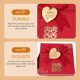 thumbnail image 4 of unbranded 4Ud Estuche Para Regalos Con Tapa Ideal Para Almacenamiento Y En Bodas Y Celebraciones, 4 of 7