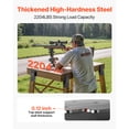 thumbnail image 4 of KFFKFF Steel Deer Blind Brackets, Outdoor 3.6x3.6 Platform Supports, Compatible with 3.5x3.5 In / 88.9x88.9 mm Lumber, 2204lbs/1000kg Load Capacity, Durable Elevator Brackets for Hunting Blinds, 4 of 8