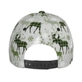 thumbnail image 4 of Baseball Cap, green plaid Moose tree Sun Hats for Men Women, Adjustable Golf Dad Hat for Outdoor Activities, 4 of 7