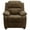 Brown, variant on Bowery Hill Padded Kids Recliner in Blue
