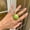 green, variant on Women’s Candy Color Acrylic Ring, Minimalist Smooth Chunky Band Ring for Daily Wear