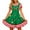Green, variant on Ugly Christmas Dresses For Women Print Short Sleeve Crew Neck Casual Dress Festive Gatherings And Cozy Outfits