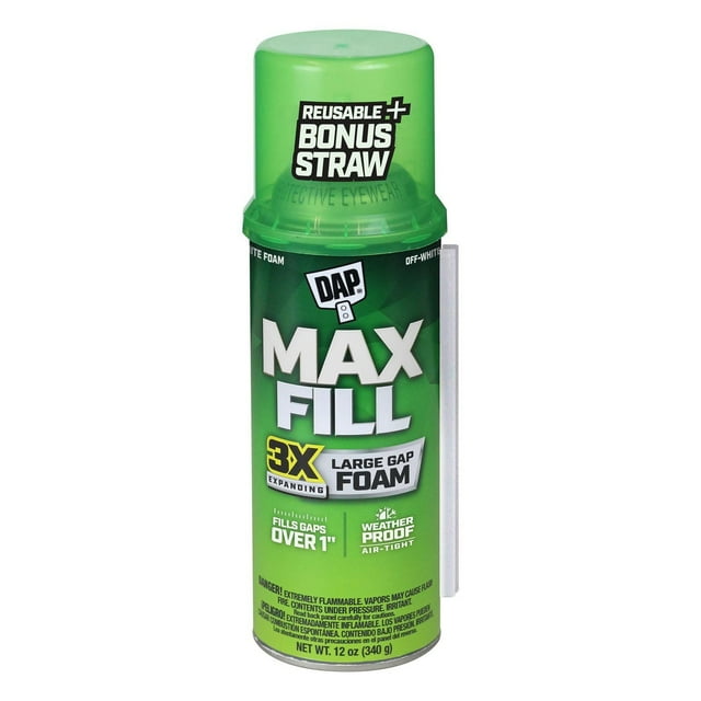 DAP Touch ‘N Foam Max Fill™ Triple Expanding Sealant - 340g, off White