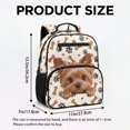 thumbnail image 7 of Jeiento Cute Yorkshire 13.5 Inch Polyester Toddler Backpack, Preschool Bookbag with Mesh Sides, Large Main Compartment School Bag for Boys Girls Kindergarten Outdoor Activities, 7 of 7