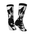 thumbnail image 3 of Goofa 3D Vortex Illusion Printed Men's Crew Socks, Soft Durable Breathable Moisture-Wicking with Odor Control Cotton socks, 3 of 9