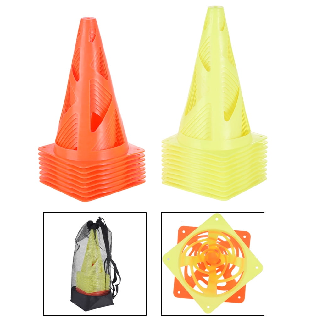 24PCS Football Training Equipment Sports Equipment Obstacle Cone Marking Barrel 24PCS Football Training Equipment Sports Equipment Obstacle Cone Marking Barrel