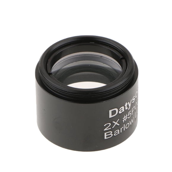 2x Lente de de rosca .6 * 0.6 para accesorio de ocular telescopio de `` / 31.75 mm shamjiam Telescopio 2x Barlow Lente