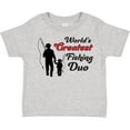 thumbnail image 3 of Inktastic World's Greatest Fishing Duo Boys or Girls Toddler T-Shirt, 3 of 5