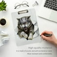 thumbnail image 5 of FMSHPON Wolf Clipboard Hardboard Wood Nursing Clip Board and Pull for Standard A4 Letter 13x9 inches, 5 of 7