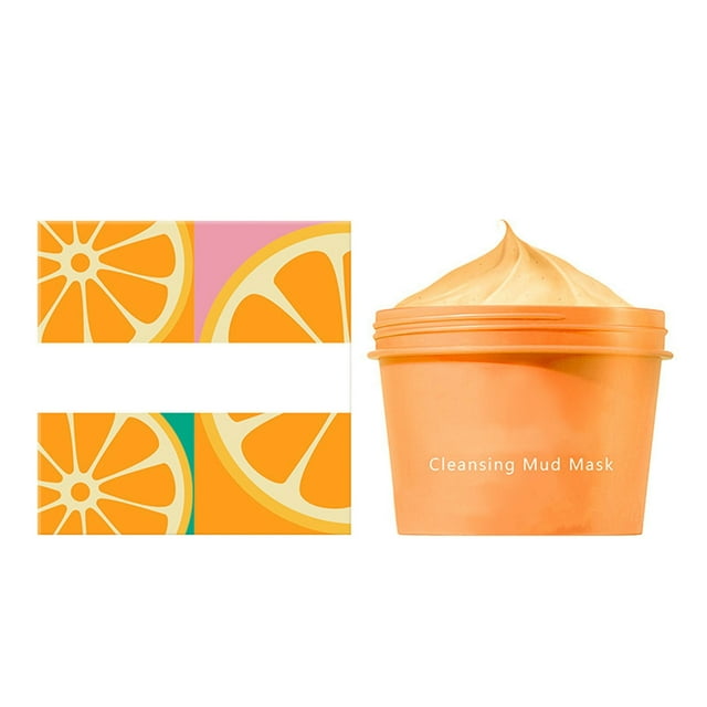 WIFKLSIIPG Fruit Mud Film Cleaning Oil Control Moisturizing Smear Type Cleaning Mud Film Absorbs Excess Oil to Maintain Facial Water and Oil Consistent