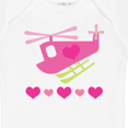 thumbnail image 4 of Inktastic Valentine Pink Heart Helicopter Boys or Girls Baby Bodysuit, 4 of 5