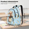thumbnail image 6 of Yuyamidu Cute Otter 4Pcs Backpack Set for Girls Ages 6-12 17-Inch Daisy Kids Schoolbag with Lunch Bag Pencil Case Water Bottle Bag for Elementary Middle School Travel, 6 of 7