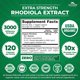 thumbnail image 3 of Suplemento de extracto de rodiola orgánico del USDA de Zazzee, 3000 mg, 120 cápsulas, 3 of 9
