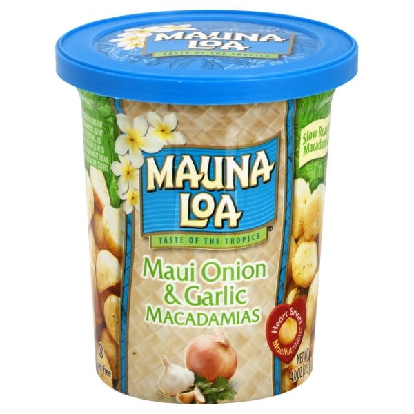 Mauna Loa Maui Onion and Garlic Macadamia Nuts, 4 oz