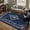 Navy Blue, variant on 5x7 Large Area Rugs for Living Room, Green Washable Floral  Boho Rug, Non-Slip Soft Low Pile Indoor Throw Carpet for Bedroom Dining Room Entryway College Dorm Office Decor