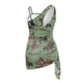 thumbnail image 5 of POLERO Girls Western Cowboy Horse Print One-Piece Swimsuit with Mesh Cover Up Skirt - Quick Dry, Adjustable Straps for Beach & Pool Vacation, 5 of 10