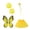 Yellow, variant on 5pcs Butterfly Wing Set for 23in Goose, Decorative Porch Goose Clothing, Outdoor Garden Figurine Outfit, Porch Goose Easter Outfits, Lovely Wing Accessories for Yard and Patio Goose Statues, Pink