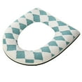 thumbnail image 2 of Leodye Fleece-Lined Waterproof Toilet Seat Cushion - All-Season Cover, 2 of 3