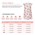 thumbnail image 3 of Vsdgher Chemises de Nuit Melon D\'eau pour Filles Manches Courtes à Volants Robe de Nuit Pyjama pour Fête Pyjama-Grand, 3 of 6
