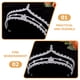 thumbnail image 4 of KAKOWELY Diadema de novia para fiesta de bodas, diadema con diamantes de imitación, corona para el cabello, tiara nupcial, diadema para el cabello, 4 of 4