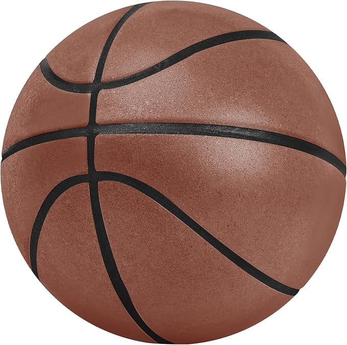 Indoor Silent Airless Basketball 3.0  Size 7#(29.5inch) for Adults & Teenager, Endurable Premium PU Foam, Quitely Dribble at Home, Noise-free to Practice at Apartment