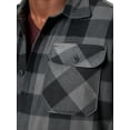 thumbnail image 5 of Wrangler Men's Long Sleeve Fleece Shirt, 5 of 5
