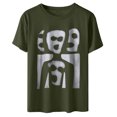 thumbnail image 4 of Camiseta holgada de manga corta con estampado de mueca retro para hombre y mujer Pompotops hfajkhk139196, 4 of 7