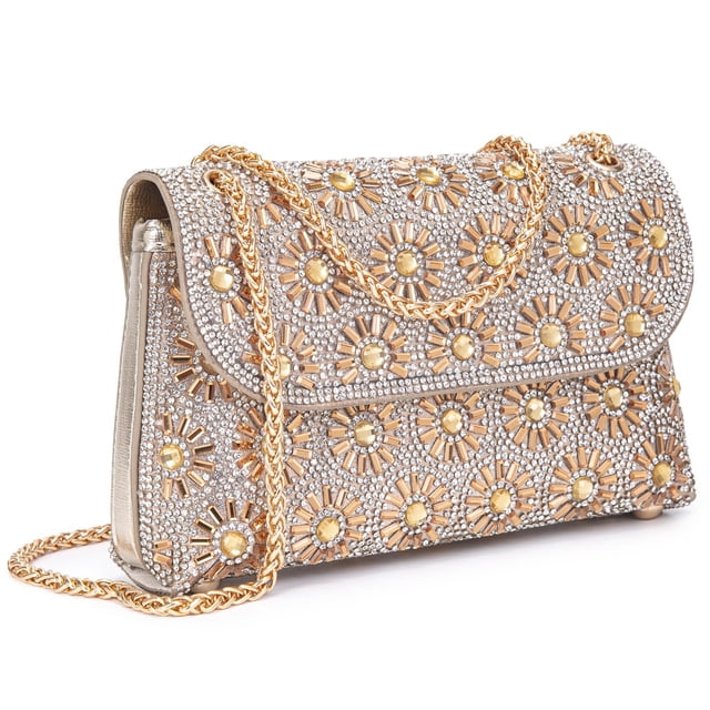Bandolera BBTT.ful bandolera con cristales de strass para mujer