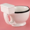 thumbnail image 4 of Novelty Toilet Ceramic Mug with Handle 300Ml Coffee Tea Milk Ice Cream Cup Funny for Gifts, 4 of 8
