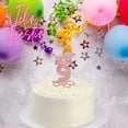 thumbnail image 4 of Cake Topper Rosa Glitter #9 Velin Fiestin Cake topper Glitter #9, 4 of 8