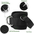 thumbnail image 4 of hejhncii Fitness Ankle Strap Kickbacks, Glute Workouts, Leg Extensions, Curls, and Hip Abductors Adjustable Support Ankle Straps, 4 of 9