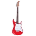 thumbnail image 3 of 1:6 Electric Miniature Guitar 18cm Fine Details Environmental Beech Wood Guitar Model with Bracket for Decoration, 3 of 4