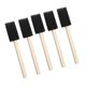 thumbnail image 2 of 24pcs 1 Inch Sponge Wood Handle Paint Brush Set 10 Pack Lightweight Durable for Acrylics Stains Varnishes Crafts Art, 2 of 5
