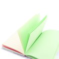 thumbnail image 3 of EeaseCA PU Leather Notebook with Colored Pages Notepad with Colored Paper Medium Size (Green), 3 of 6