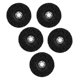 thumbnail image 4 of Herramienta para quitar óxido de pintura de disco de rueda de tira de polietileno negra de 5 piezas de 100 mm para amoladoras Angel, 4 of 15