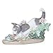 thumbnail image 3 of Lladro Figurine 1442, Kitty Confrontation, w/ flowers, 3 of 4