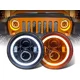 thumbnail image 2 of Par 7'' Faros Led Redondos Ojos Angel Wrangler Jeep Jk Vocho, 2 of 8