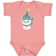 thumbnail image 3 of Inktastic Cute Christmas Snowman in Blue Hat and Scarf Boys or Girls Baby Bodysuit, 3 of 5