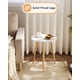 thumbnail image 3 of Set de mesa auxiliar Apicizon con patas de madera blanca, 42 cm y 52 cm, 3 of 9