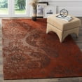thumbnail image 2 of SAFAVIEH Classic Vintage Parker Paisley Area Rug, Rust/Brown, 6' x 6' Square, 2 of 8