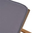 thumbnail image 6 of Afuera Living Outdoor Acacia Wood Chaise Lounge in Teak and Gray, 6 of 15