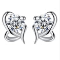 thumbnail image 1 of Pendientes De Lazo De 2 Uds., Pendientes Clásicos En Forma De Corazón, Pendientes De Tuerca Hipoalergénicos, Regalos De Joyería Para Mamá, Mujer, Esposa Y Niña Cateissary AP005792-00, 1 of 6