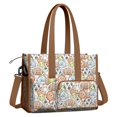 thumbnail image 2 of Teacher Tote Bag,Colorful Cute Sports Balls Pattern Teacher Utility Tote Bag,Large Work Tote Bags for Women with Multiple Pockets,Top Zipper Closure,13.8x10.6x6.7 Inch, 2 of 5