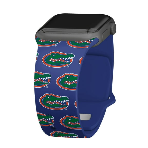 Gators HD Repeating Logo Unisex Watch Band for Apple Watch, 38/40/41mm(42mm Series 10) Long by Affinity Bands
